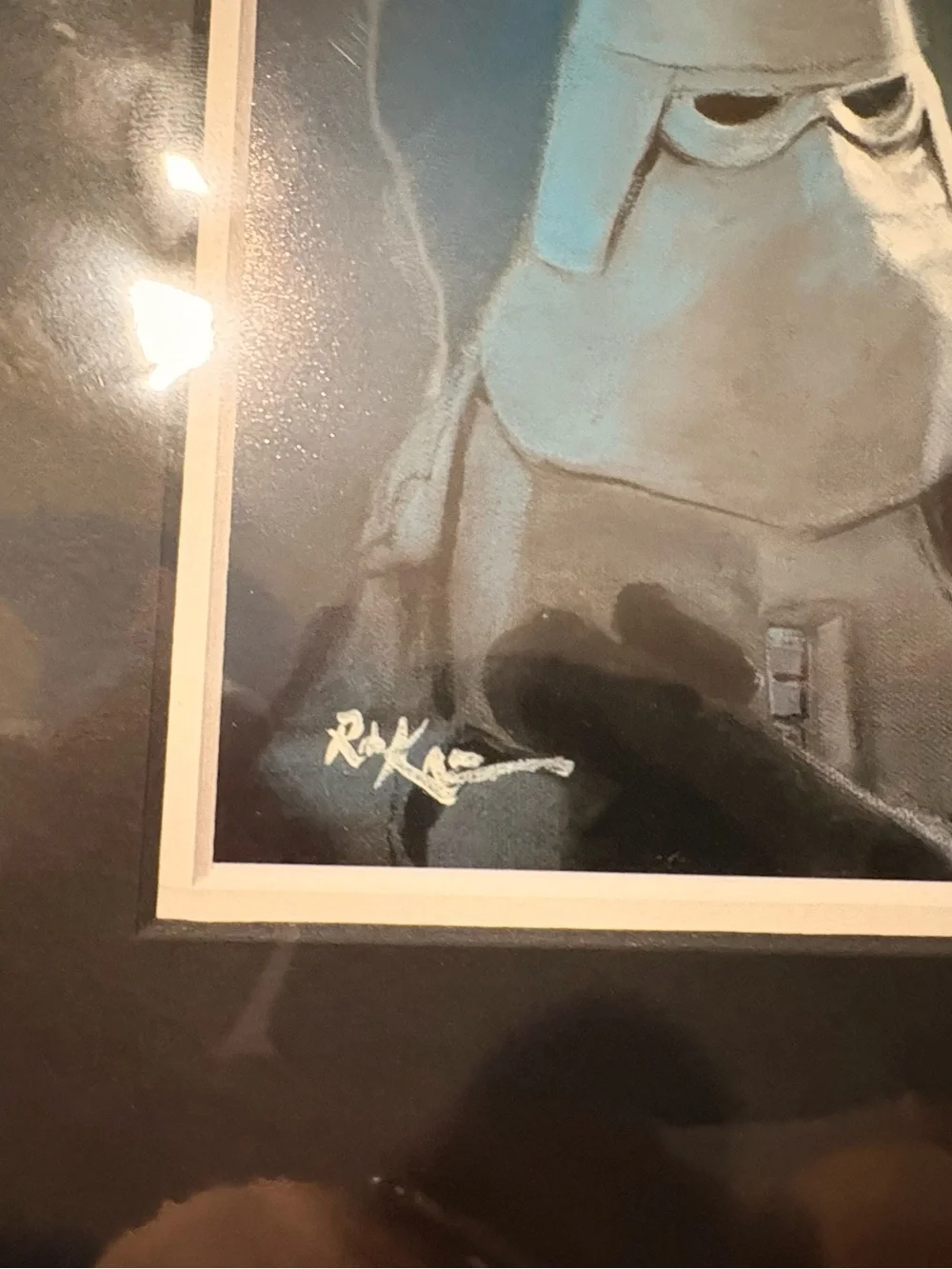 Star Wars Troopers print signed by Rob Kaz